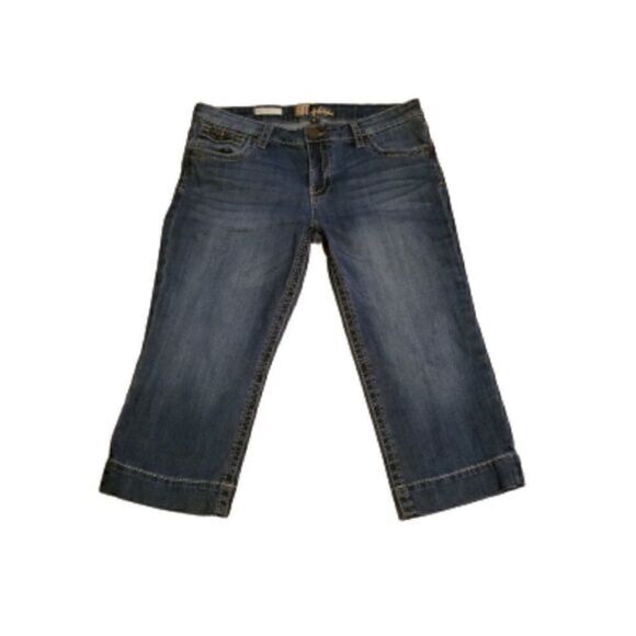 KUT from the Kloth Natalie Crop Denim Capri Jeans - Picture 2 of 7